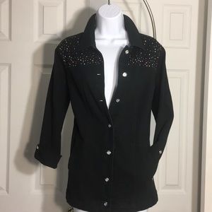 Quacker Factory - Dream Jeannes Black Jacket - S